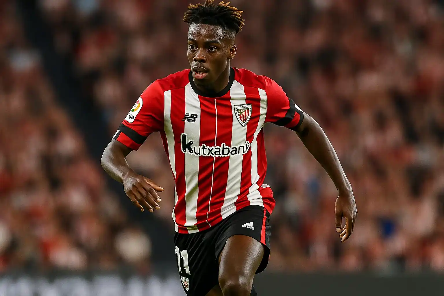 Nico Williams thi đấu xuất sắc trong màu áo Athletic Bilbao